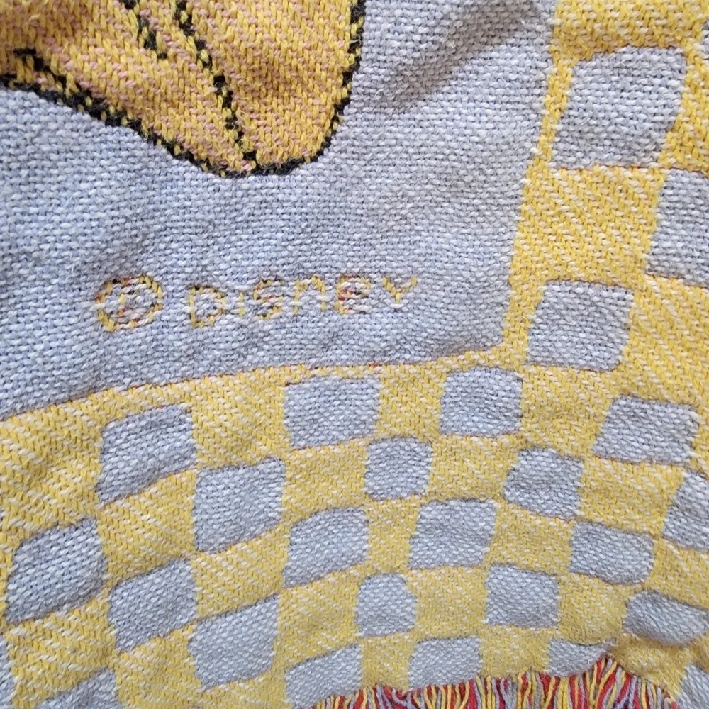Vintage Disney Winnie the Pooh Throw Blanket